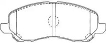 Комплект тормозных колодок AISIN D1N048